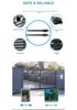 Community Villa Electric Swing Gate Opener with Remote Control and Concealed Motor