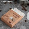 Kávové filtrační papíry 51mm 53mm 58mm Kulaté Jednorázové Sekundární Filtrační Papíry Espresso Portafilter Příslušenství Baristické Nástroje