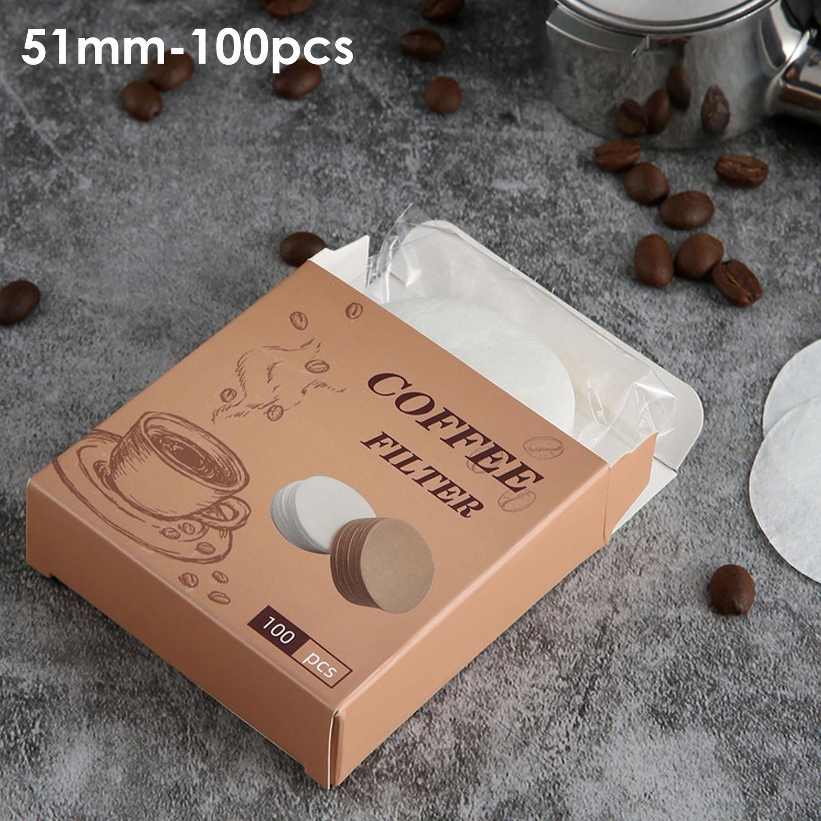 

200Pcs Coffee Filter Paper 51mm/54mm/58mm Home Handle Special Powder Bowl Filter Paper Secondary Water Filter Paper Coffee Tools