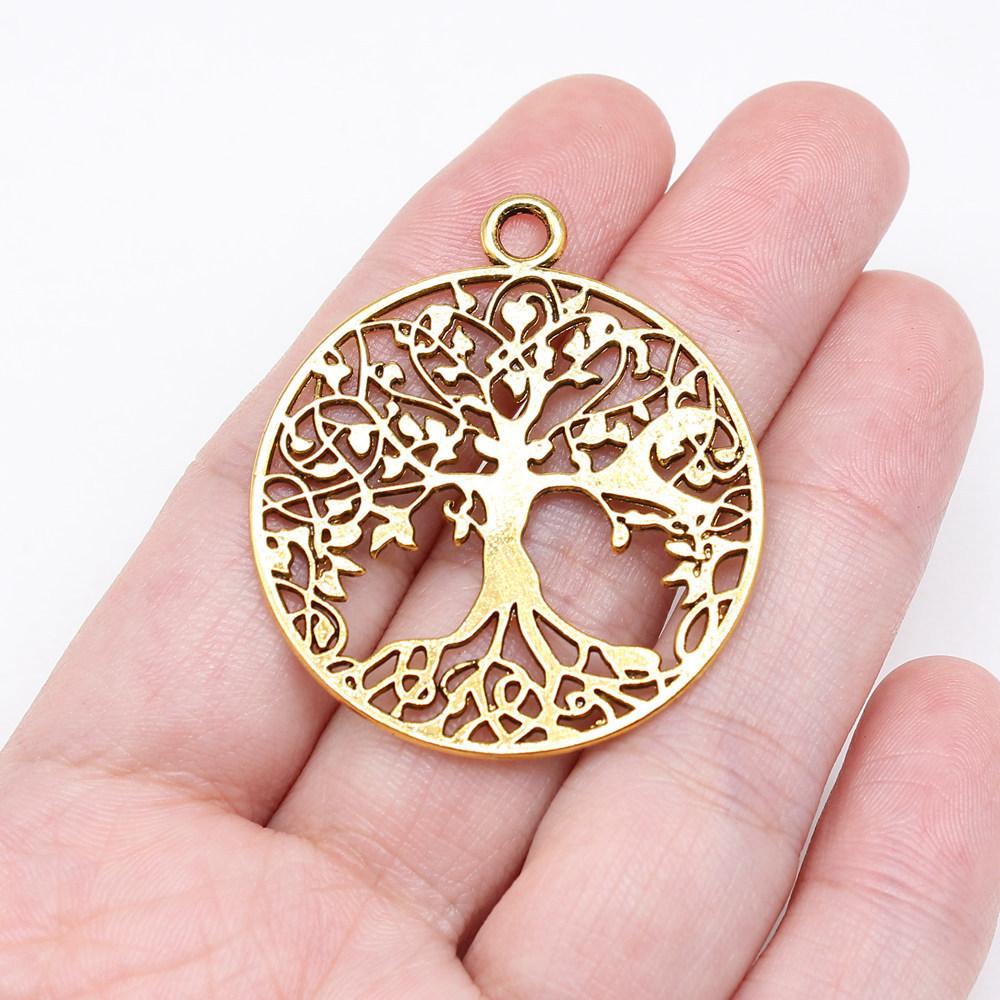 Charms Big Tree Of Life Pendants Wedding Jewelry Findings QC017