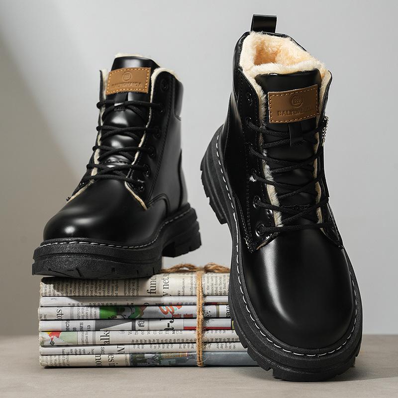 Martin boots men's autumn outdoor desert rhubarb boots men's casual retro British tooling shoes