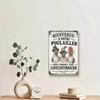 Vintage Metal Sign Wall Decor Home Garden Plaque Artwork
