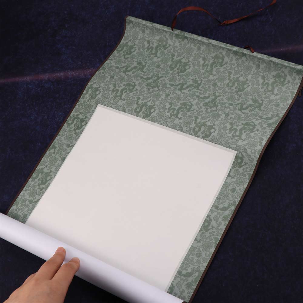 Rice paper Calligraphy Mounting Blank Hanging Scroll Drawing Canvas Scrolls Painting Scroll