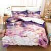 New 3D Kawaii Girl Anime Puella Magi Madoka Magica Bedding Set Cartoon Anime three-piece set Adult Kid Bedroom Duvet cover Sets