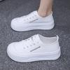 Spring Autumn Women's Canvas Shoes On Sale Walking Korean Trends 2025 Fashion High Quality Daily Routine Casual Ladies Footwear