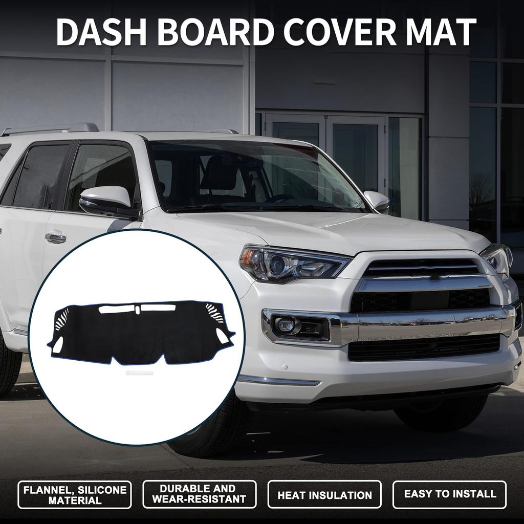 TUCKBOLD Dashboard Mat for Subaru Levorg Car Interior Dashboard Protective Interior Sun Flannel Black with Blue Set (VN Series), Cover, Mat, Parts,