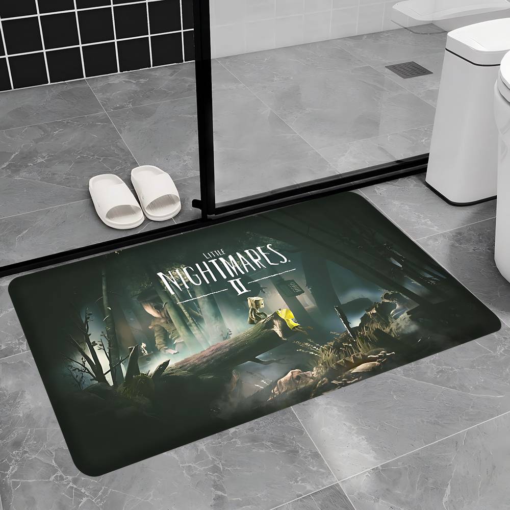 Game L-Little Anime N-Nightmares Bathroom Mat INS Style Soft Bedroom Floor House Laundry Room Mat Anti-skid Welcome Doormat