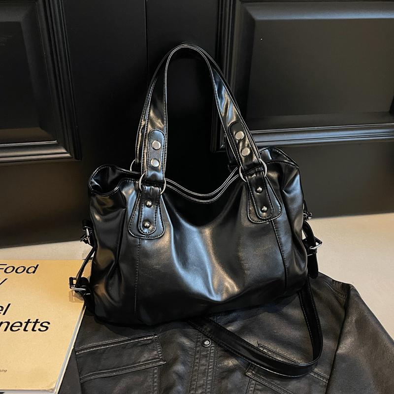 Minimalistische Damenhandtasche mit großem Fassungsvermögen, modische Schultertasche, einfache und lässige Tragetasche, geeignet für den täglichen Gebrauch und zum Einkaufen