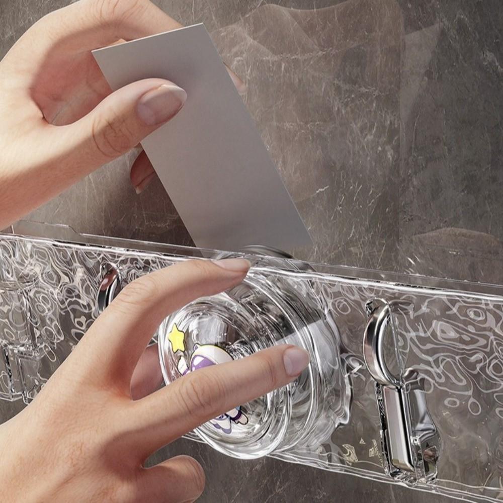 Non-Slip Folding Suction Cup Hook Multi-Purpose Row Hook Durable Towel Rack  Laundry Room