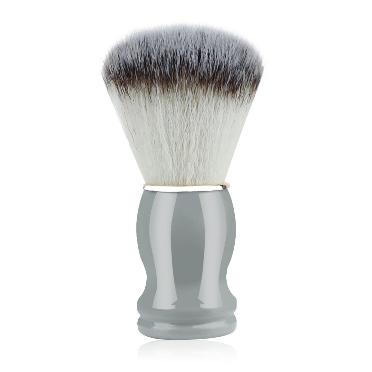 

Классический мужской набор для бороды: Мягкая щетина, кисть для умывания и бритья с чашей для взбивания пены и винтажной подставкой.