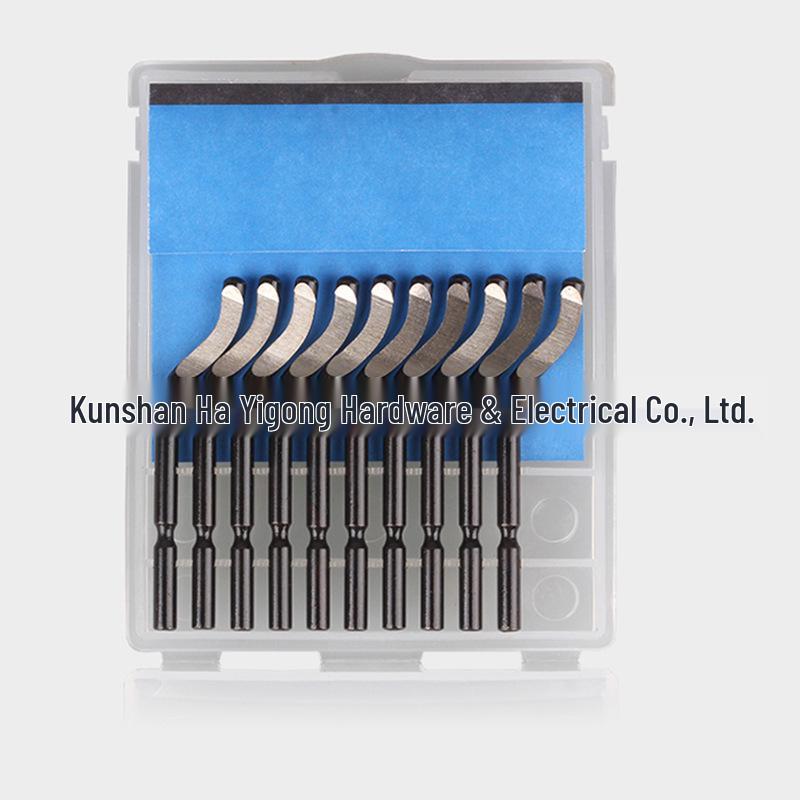 Deburring and Trimming Tool: NB1100 Trimmer with BS1010 Scraper and BK3010 Chamfering Blade