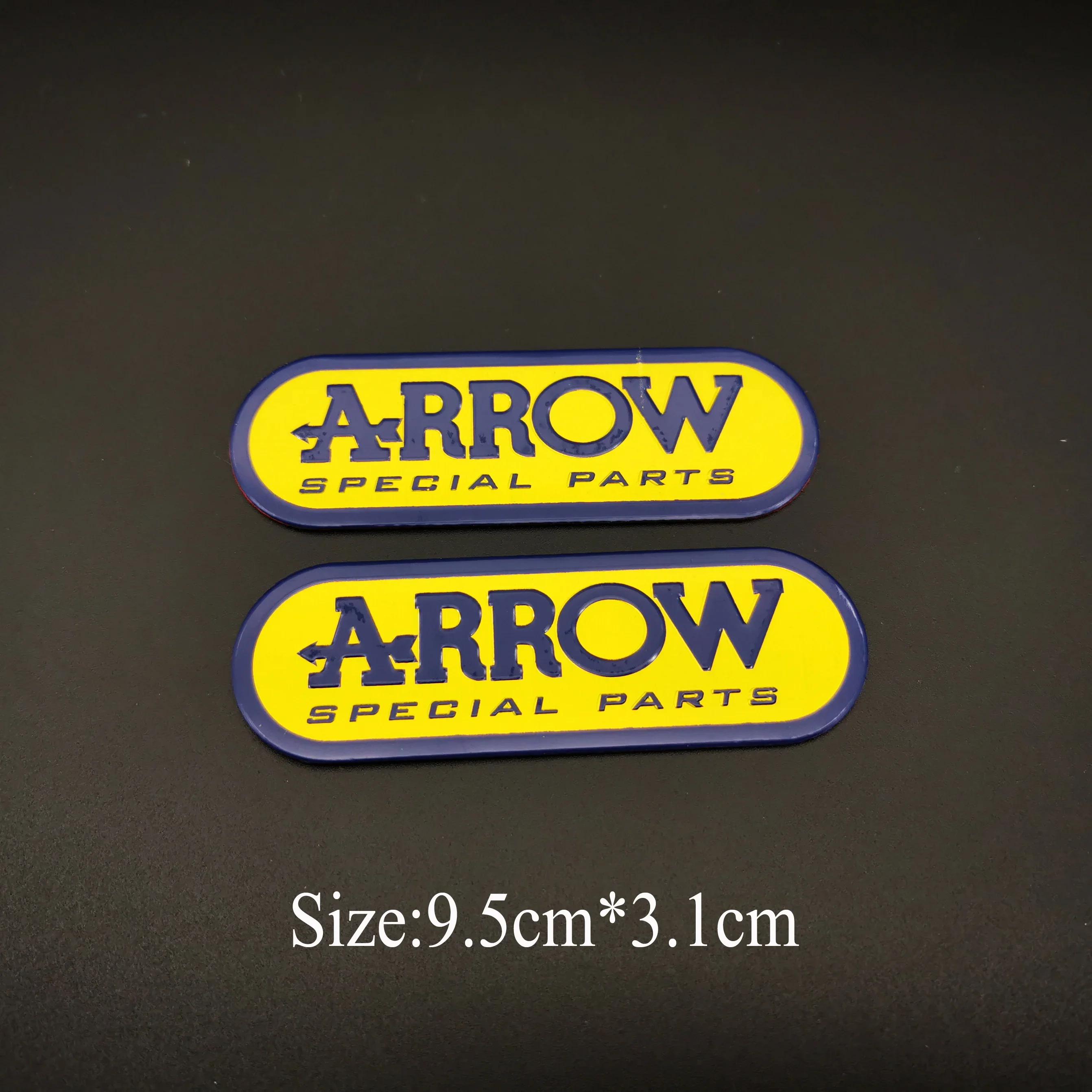 

2PCS/Lot New Arrval Aluminium Motorcycle Exhaust Pipes Pipe Decal Sticker Cool Personality Scorpio For Arrow