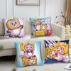 Cartoob L-LankyBox Foxy Boxy Cute For Bedroom Car Coffee Shop Room Soft and Living Room Sofa Decorative Pillow Cover Case