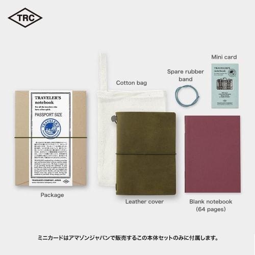 DESIGNPHIL Travelers Company Traveler's Note Passport Size with Limited Card Olive 15343006