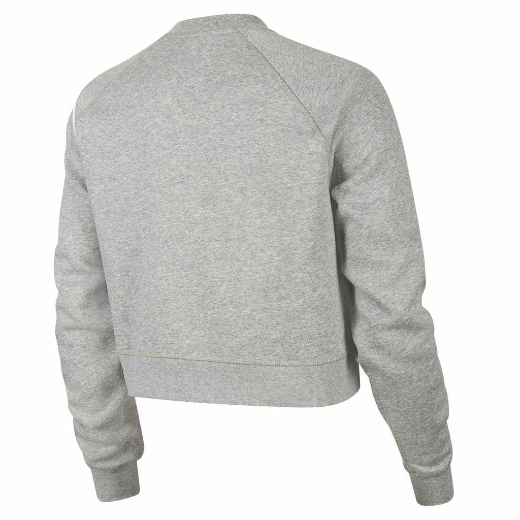Nike Sportswear Swoosh Fleece Crewneck Sweatshirt Women Sweatshirt Gray CV8654-063