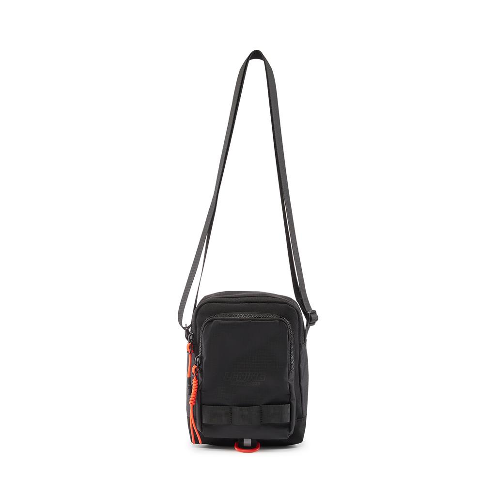 New LiNing Sports Life Collection Polyester Crossbody Bag, Shoulder Bag Unisex Black ABDV085-1