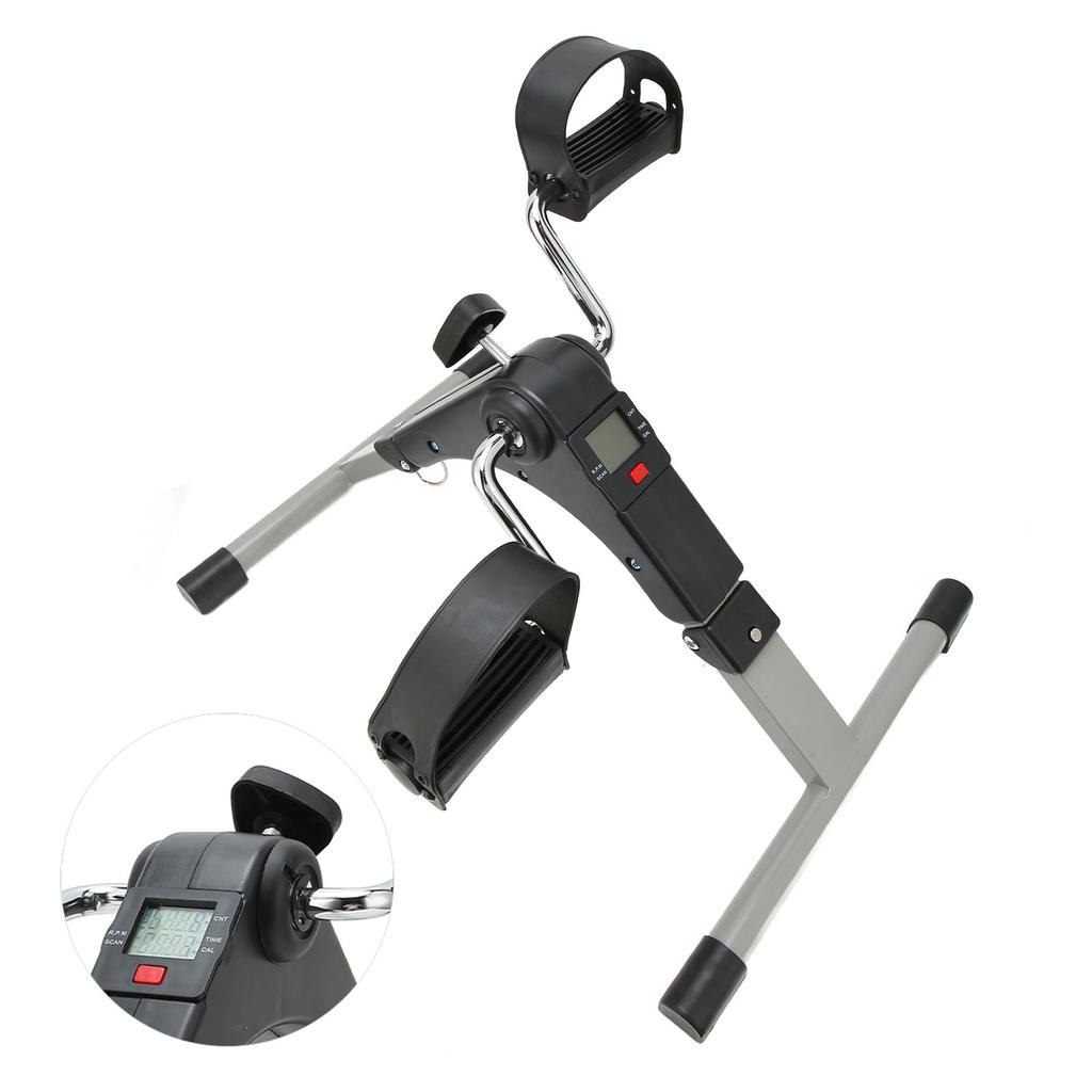 Exercise Training Bike LED Screen Legs Exercise Folding Electric Pedal Exerciser Equipment