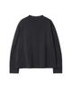 Misekiseoulmaen Diagonal Henley Neck Long Sleeves Black
