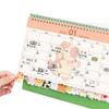 2026 Cute Cartoon Desk Calendar: Creative Office & Student Planning Ornament