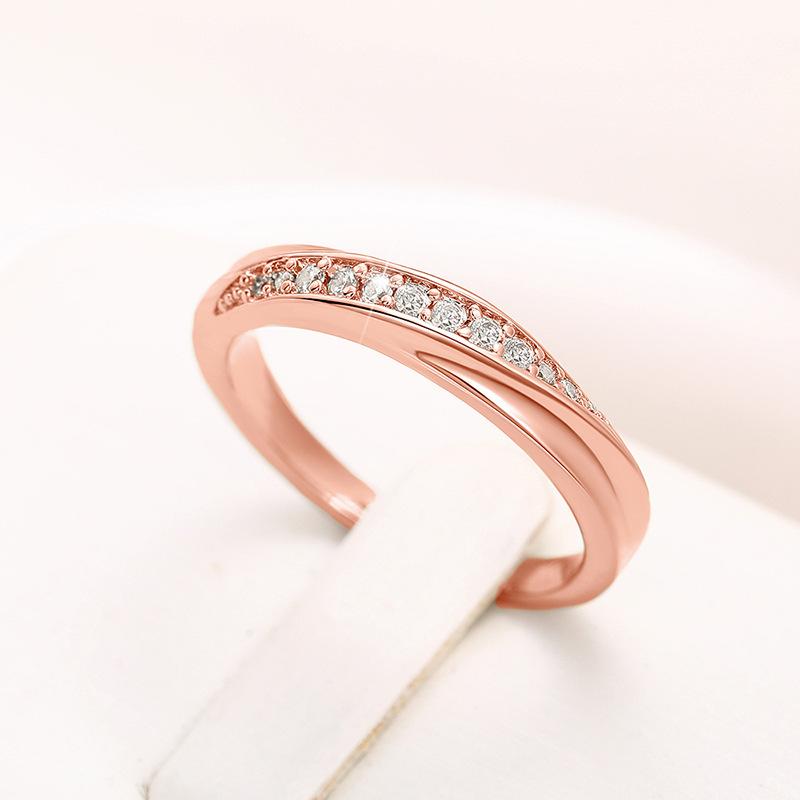 Japanese Light Luxury Micro-Inlaid Ring For Women, Fashionable Personalized Couple Niche Tide Ring, Daily Commuting Ring
