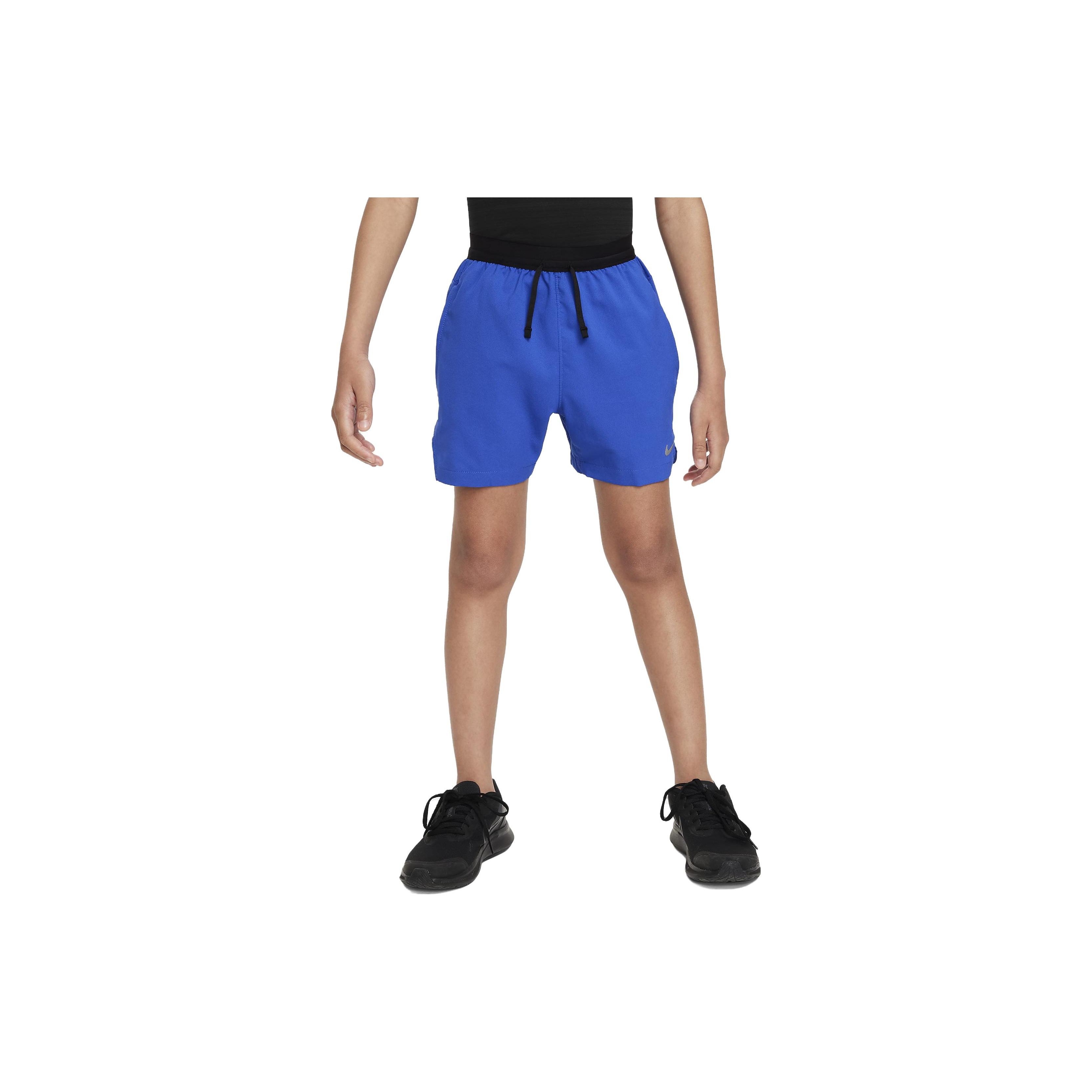 

Nike Детские шорты для тренинга на шнуровке с логотипом Dri-Fit, синие FB1294-480 S