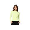 Li-Ning Fitness Series Stand Collar Solid Color Comfortable Long Sleeve T-Shirt Women Tops ATLV300-2