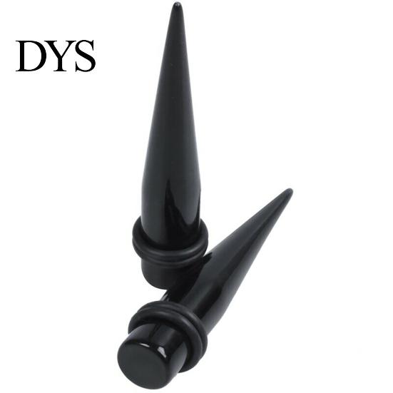 1Pc Acryl Spiral Taper Flesh Tunnel Ohr Bahre Expander Kegel Form Ohrringe