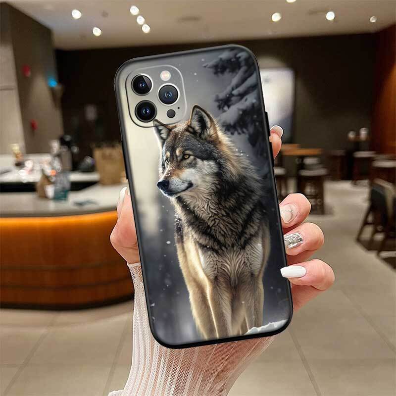 Animal Wolf Phone Case for Redmi Note 12 12S 12C 13 13C 13R 14 14S 14R 14C 11A 13X A3 A3X A4 A5 Pro Max Plus