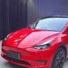 0.5m Wide Glossy Red Car Sticker PET Car Wrapping Film Bubble Free Vinyl Film Auto Decal Car Exterior Accessories Decoration
