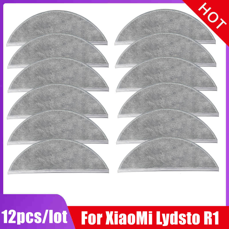 For Xiaomi Lydsto R1 R1A Accessories Spare Parts Robot Vacuum Cleaner Replacement Main Brush HEPA Filter Side Brush Mop Rags
