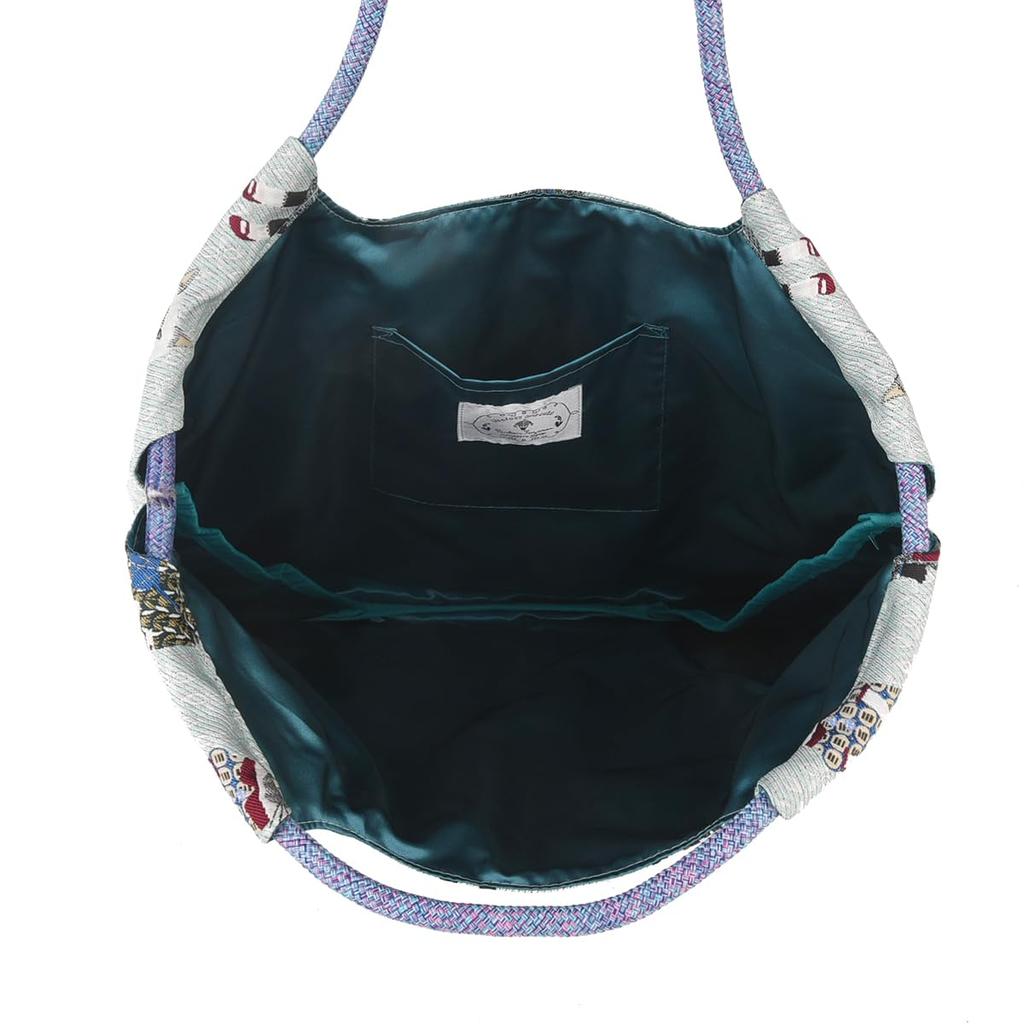 Kusguru Japan Paracord Bag, Parlor Suzuran-do Gobelin Woven Paracord Bag, Women's, 258162, Mint