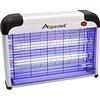 ASPECTEK Lampe UV Anti Insectes Volants. Tue-Mouche Destructeur D' Insectes Electrique 20W. Lampe Anti Moustique Electrique (Lampe