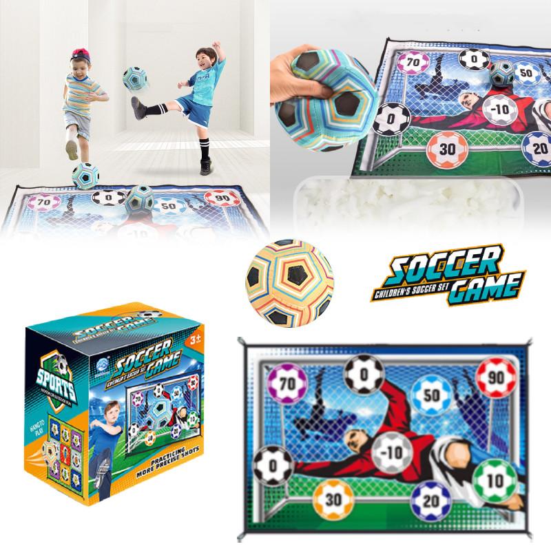 Ball Kid Soccer Game Mat Set Outdoor Indoor Mini Football Training Practice Toys