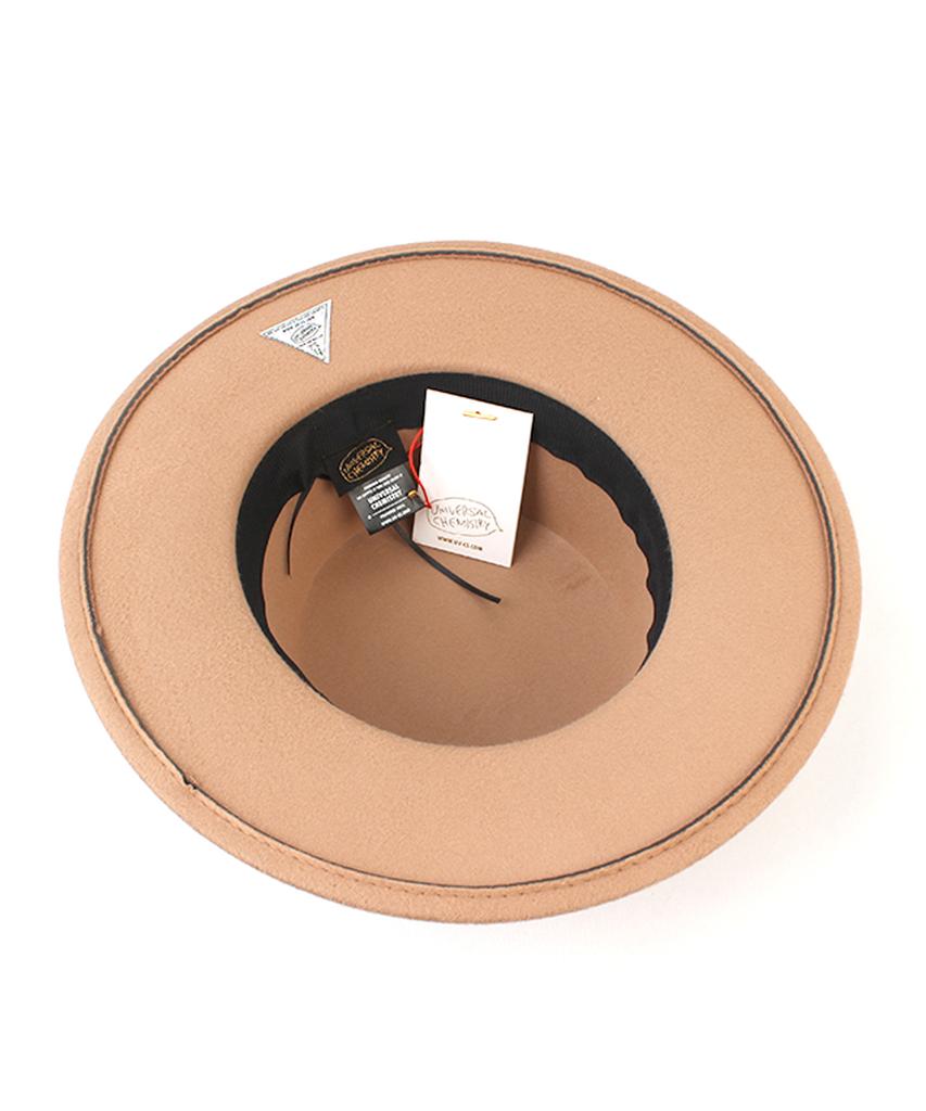 Yunibeosyeolkemiseuteuli Poly Beige Flat Fedora