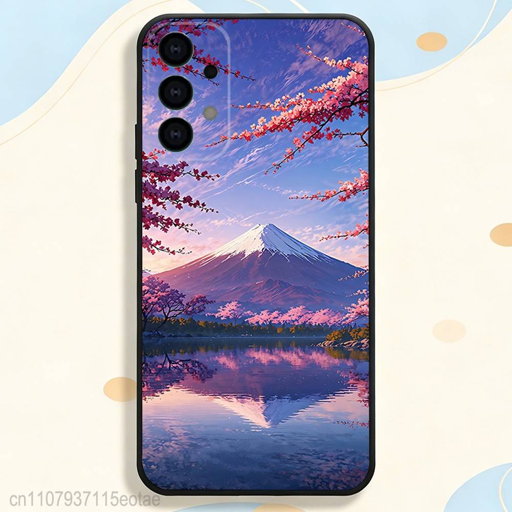 

Japanese Mount Fuji Landscape Phone Case Silicone Soft For Samsung S26,S25,S24,S21,S22,S23,S30,Ultra,S20,Plus,Fe,Lite SamsungS26