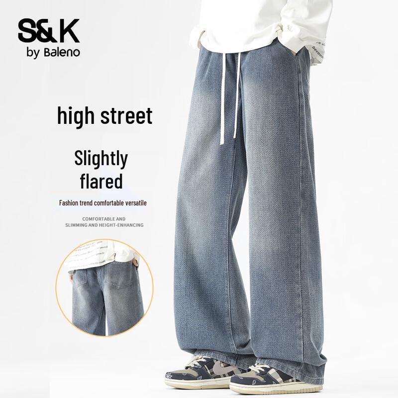Baleno S&K Men s Starry Sky Straight-Leg Jeans XL