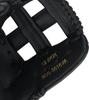 [Amazon.co.jp Exclusive] ZETT Catch Ball Glove for Beginners with Shock Absorbing Pads, 12-inch, Left-Handed Throw, Black (BDG3516VA)