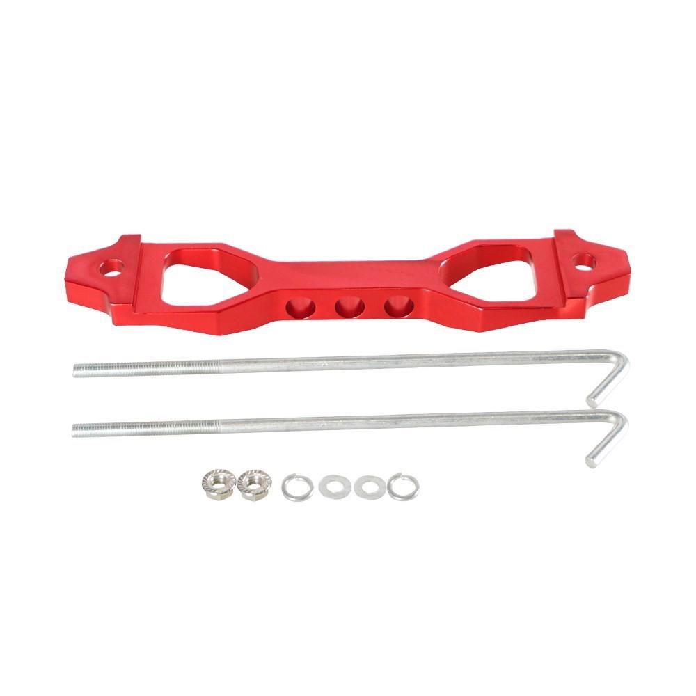New JDM Style Car Racing Battery Tie Down Aluminum Battery Fasten Bracket Holder 14cm 19CM for Honda Civic Gold Black BT-1007-G