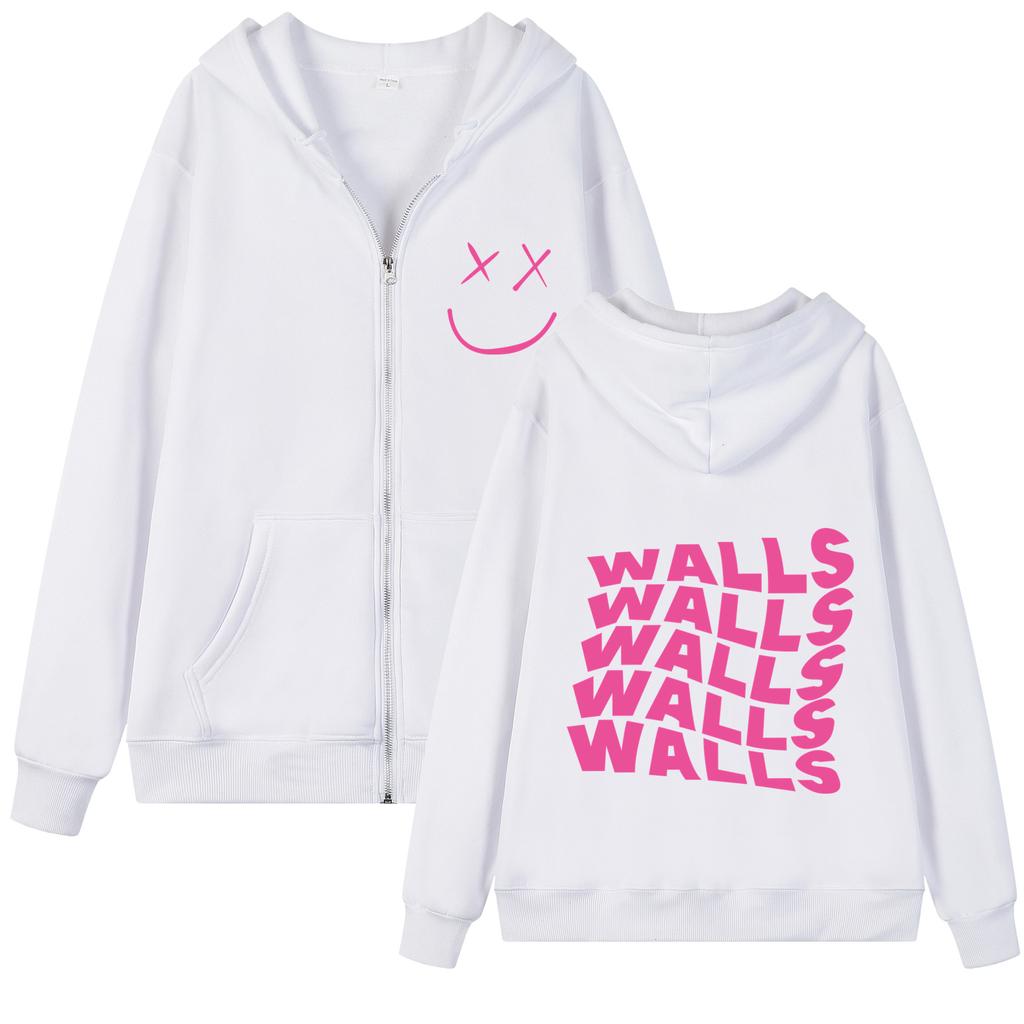 Walls Fashion Unisex and Women New Pattern Brand Printed Comfortable Neutral Street Hip-hop Sports Sales High-qualityzipper Sweater