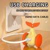 USB Charging Cat Interactive Whale Toy Running Car Plastic Cat Teaser Toy Interactive Automatic Rolling Ball
