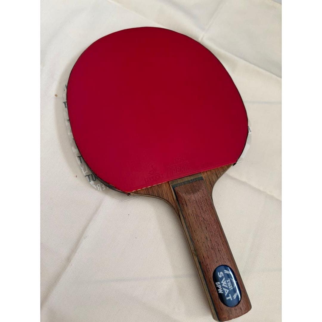 Used TSP SWAT 5PW table tennis racket with rubber