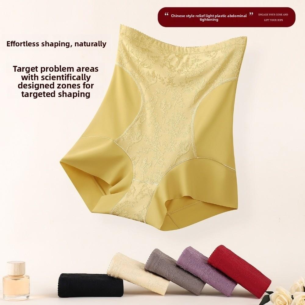 Flower Postpartum Body Shaper High Waist Tummy Control Underwear Butt Lifter Briefs  Postpartum