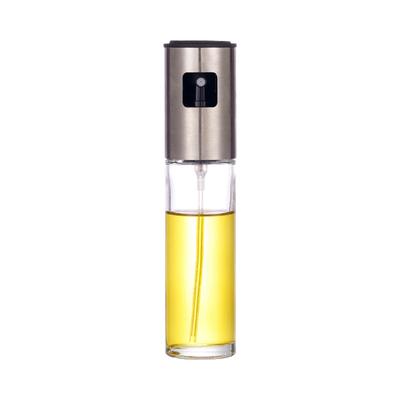 100ml Rozprašovač oleje Nerezové sklo Láhev s rozprašovačem na olivový olej Pro grilování Kuchyň Vaření