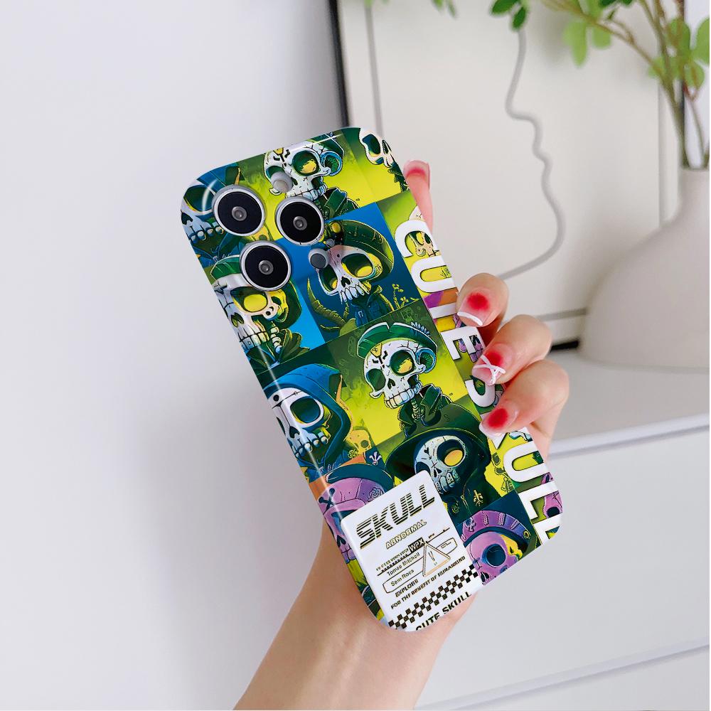 All-inclusive Film Phone Case Cartoon Fashion Design Hard Shell Full Cover Camera Protection Case for Samsung Xiaomi Poco Redmi Infinix Tecno