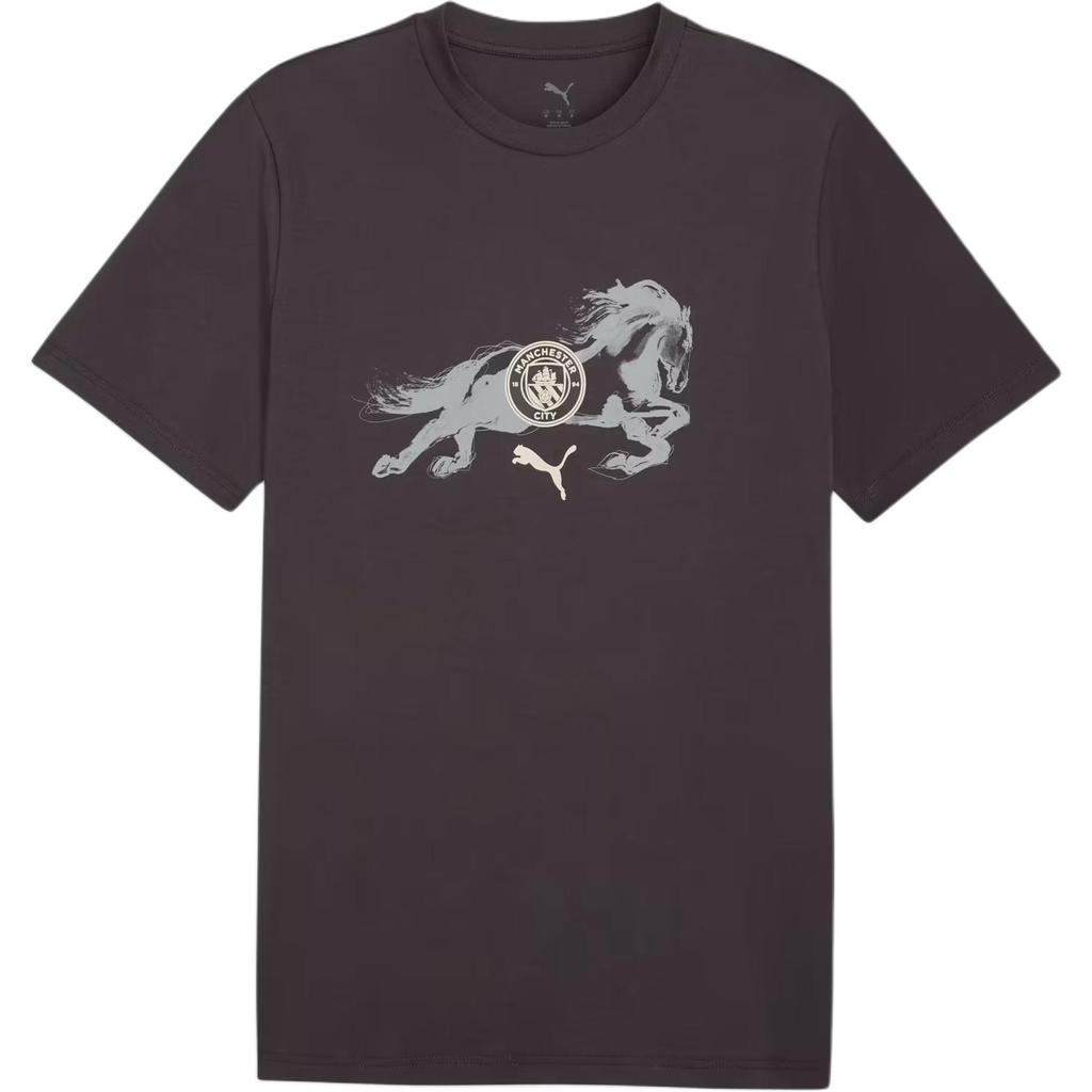 Puma Manchester City Year Of The Horse Football Crew Neck Short Sleeve T-Shirt Men Tops 785918-03