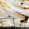 Yellow Imitation Marble Pattern DIY Self-adhesive Wallpaper Kitchen Stove Oil Resistant Sticker Waterproof Oil Resistant Sticker
