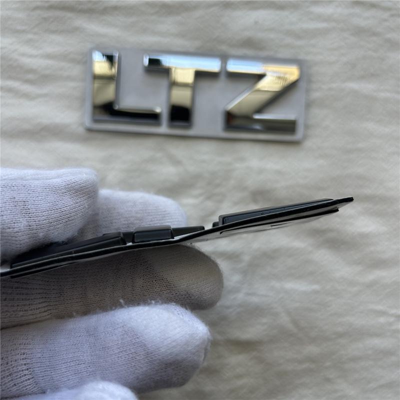 LTZ Metal Car Logo Is Suitable for Body Trunk Tail Side Sticker Decorative Decal Accessories