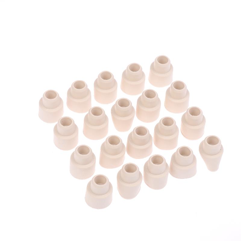20Pcs Lab Rubber Stopper Reverse Cap Anti Mouth Rubber Sealing Plug 14# 16# 19# 24# Rubber Cap For Laboratory Bottles