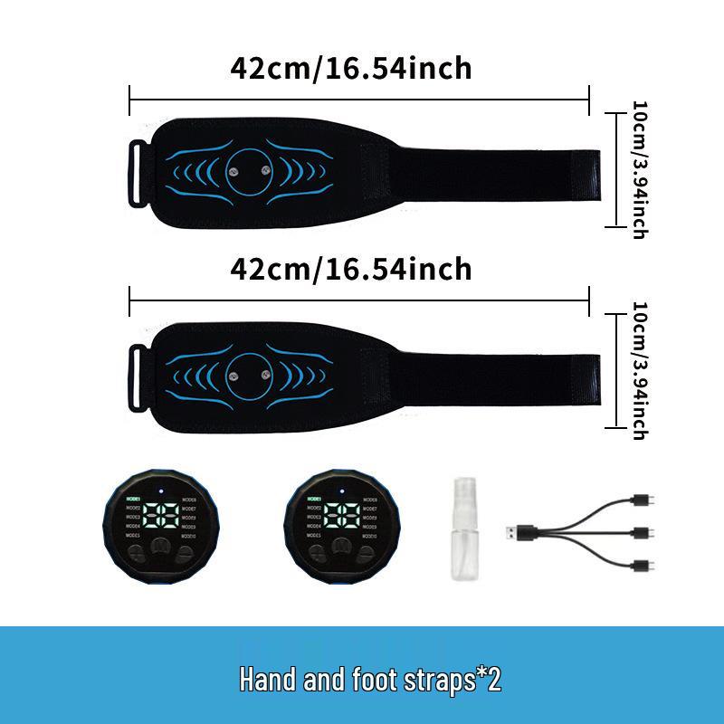 EMS Muscle Stimulator Abdominal Exerciser Waist Belt for Full-Body Fitness and Strength Training.