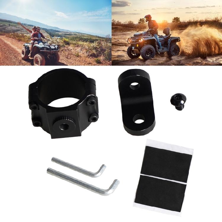 Aluminum Flag Mount Easy Installation UTV Whip Light Mount for Light Bar Adjustable Mounting Bracket 360 Degree Rotation
